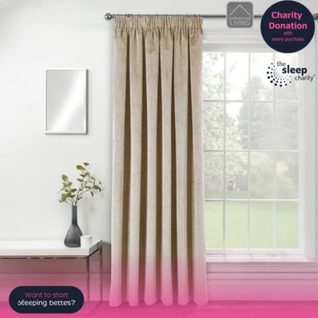 Oxford Velvet Pencil Pleat Door Curtain RED 168X214 MN15503