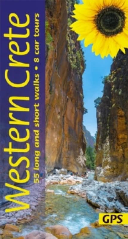 Western Crete Sunflower Walking Guide : 55 long and short walks, 8 car tours Paperback / softback