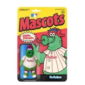 MLB Mascot ReAction Action Figure Philadelphia Phillies Phillie Phanatic 10 cm