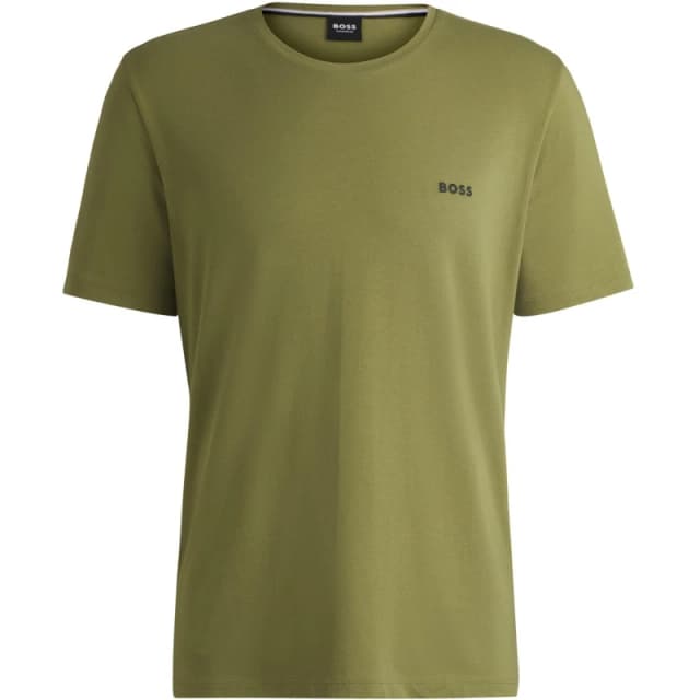 Boss Mens MixMatch Premium Cotton T-Shirt Med Green 311 male S
