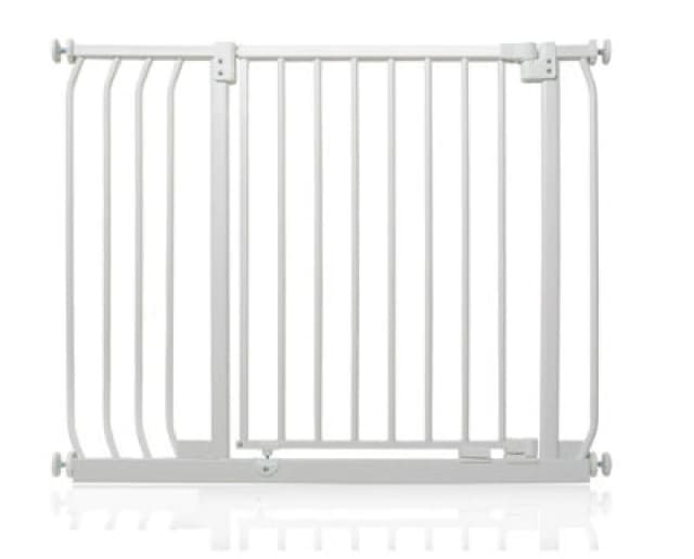 Safetots Elite Pressure Safety Gate, 89Cm - 98Cm, Matt White, Pressure Fit Stair Gate