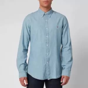 Polo Ralph Lauren Mens Slim Fit Shirt - Chambray - S