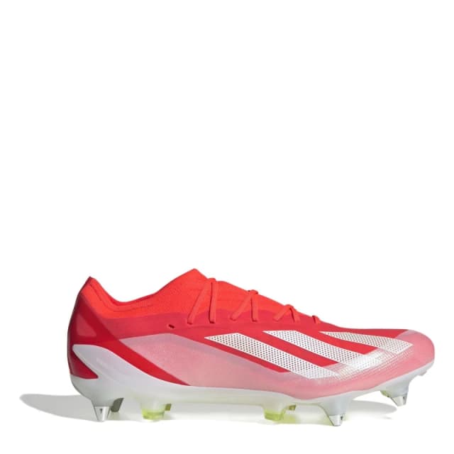 adidas X Crazyfast Elite Soft Ground Football Boots Red/Wht/Yellow male 6 (39.3)