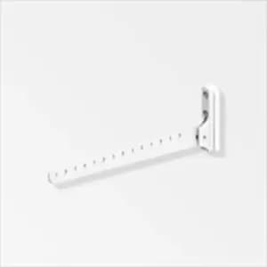 ProSolve Aluminium Clothes Hook 330M White Powdercoated