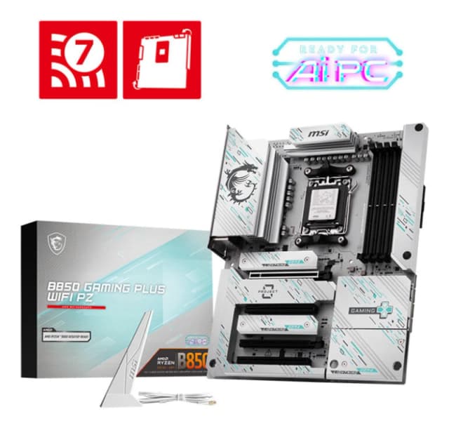 MSI B850 GAMING PLUS WIFI PZ AM5 Motherboard 4711377365284