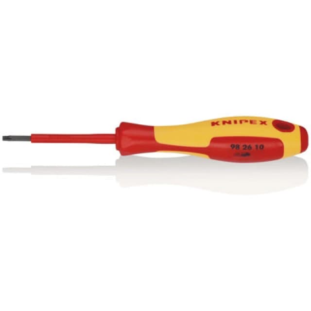 Knipex 98 26 10 Vde Insulated Torx Screwdriver, Tx10 X 60mm 34658