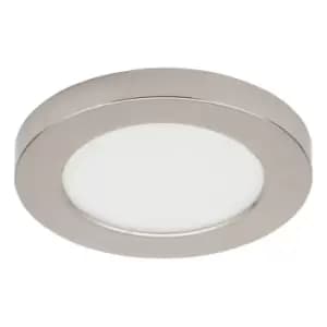 Spa 139mm Tauri LED Flush Ceiling Light Ring Satin Nickel