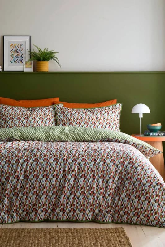 Appletree Star Geo Duvet Cover Bedding Set Natural