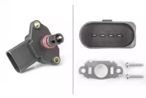 Intake Manifold Pressure Sensor 6PP009400-241 by Hella