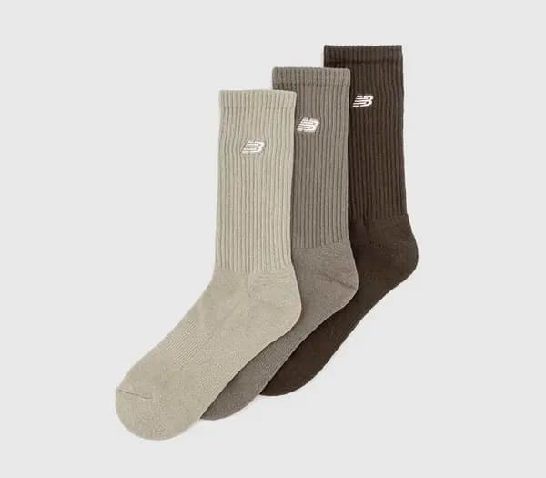 New Balance Socks Nb Patch Melange Socks Brown Multi, M