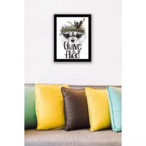 SC0276 Multicolor Decorative Framed MDF Painting