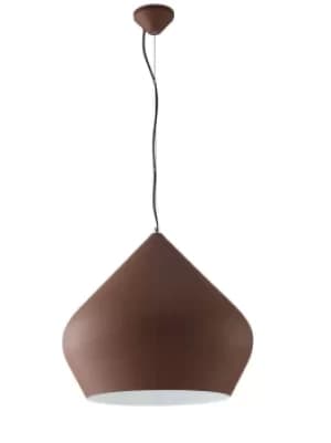 Tholos Dome Ceiling Pendant, Corten, E27