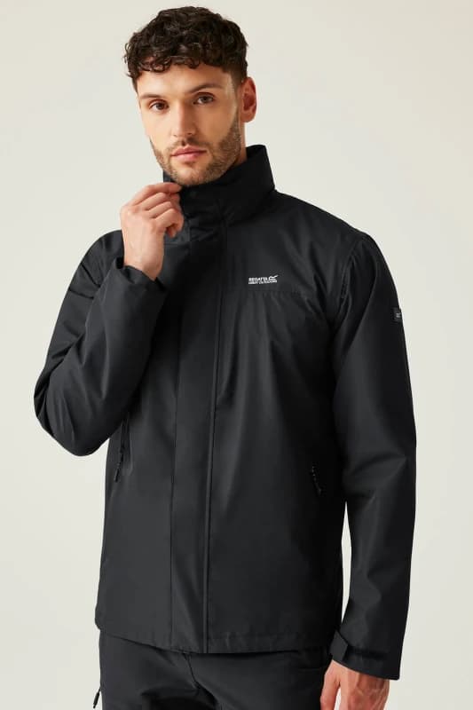 Regatta Regatta Men 'Matt II' Waterproof Shell in Jet Black Size: 3X-Large Jet Black XXXL Male 5063516002598