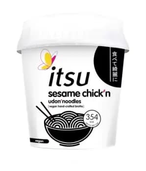 Itsu Sesame Chick'n Udon Noodles 182g (4 minimum)