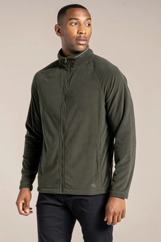 Craghoppers Craghoppers Men 'Expert Corey 200' Insulating Fleece Jacket in Dark Green Size: Small Dark Green S Male 5054904703159