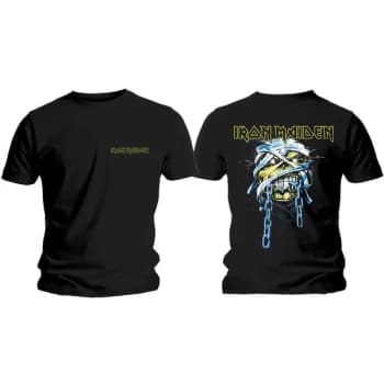 Iron Maiden - Powerslave Head & Logo Mens Large T-Shirt - Black