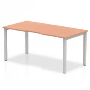 Trexus Bench Desk Individual Silver Leg 1600x800mm Beech Ref BE132