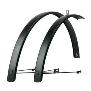 SKS Edge Al 28" Matt Black Aluminium Mudguard Set-Matt Black 28"