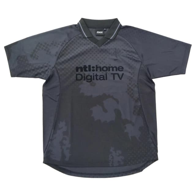 Team Mens Team Rangers Retro Blackout Shirt 02/03 Black male Small