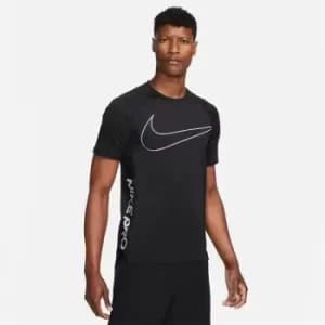 Nike Pro Slim Top Mens - Black