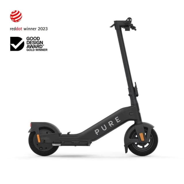 PURE ELECTRIC Pure Advance Electric Folding Scooter - Black 5060937155056