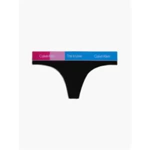 Calvin Klein Thong - Pride - Black