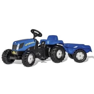 New Holland T7040 Kids Tractor & Trailer