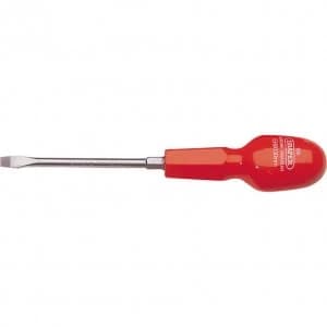 Draper Flared Slotted Screwdriver 6mm 100mm