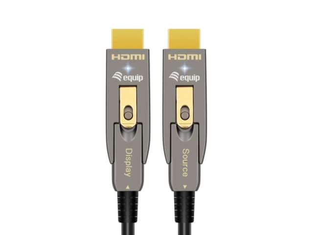 Equip HDMI 2.0 Detachable Type D + A Active Optical Cable. 10m. 4K/60H