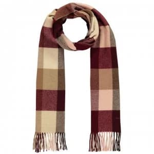 Gant Check Scarf - 605 Port Red
