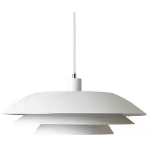 Dyberg Larsen Dome Pendant Ceiling Light Matt White 45cm