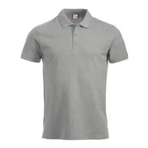 Clique Mens Manhattan Melange Polo Shirt (3XL) (Grey)