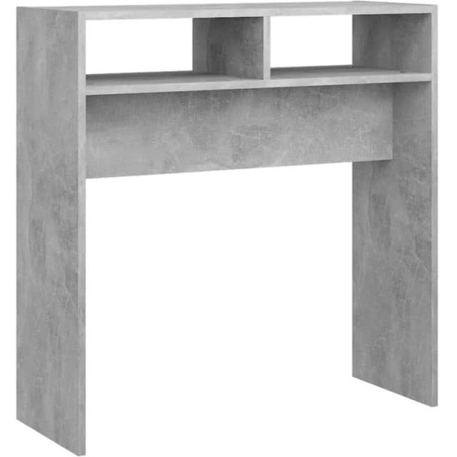 VIDAXL Console Table Concrete Grey 78x30x80cm Engineered Wood Vidaxl 8720286606407