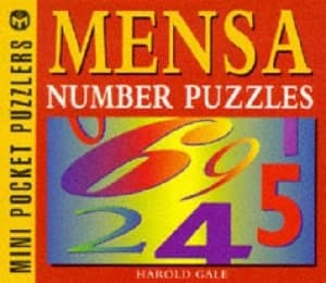 Number Pocket Puzzles by Harold Gale and Robert Allen and Mensa Paperback