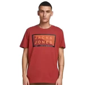 Jack & Jones Mens Jcoshawn Short Sleeve Crew Neck T Shirt L - Chest Size 41 (104cm)