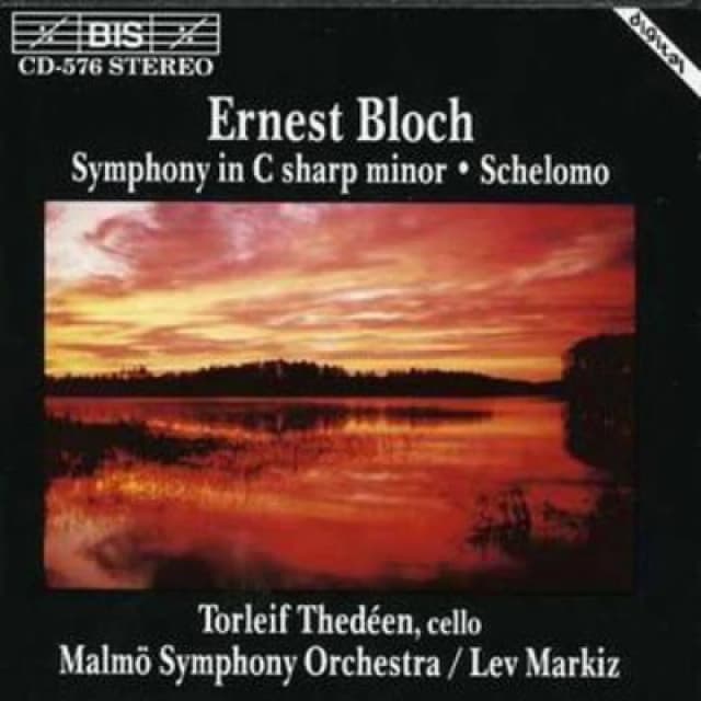 Ernest Bloch - Symphony in C Sharp Minor (Markiz, Malmo So, Thedeen) CD Album - Used