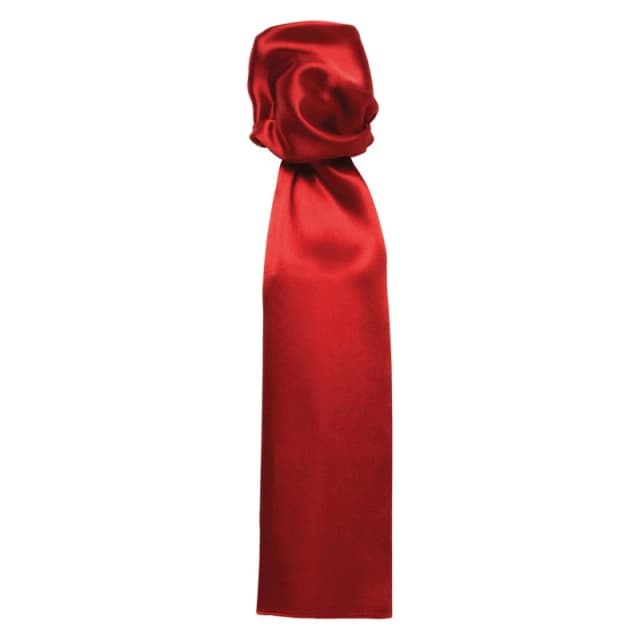 Premier Premier Men Colours Plain Scarf in Red Red One Size Male 5063470683178