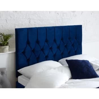 Boutique Headboard, Navy - Headboard Size Double (135x190) - Catherine Lansfield