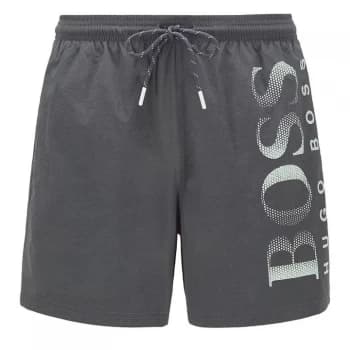 Hugo Boss Octopus Logo Swim Shorts Dark Green Size L Men