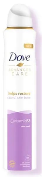 Dove Advanced Care Clean Touch Antiperspirant Deodorant 200ml