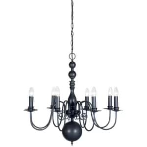 Brugge Multi Arm Chandeliers Lead