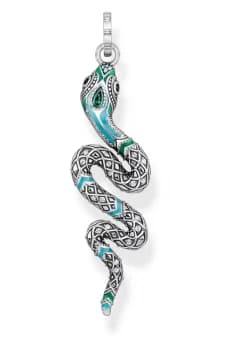 Ladies Thomas Sabo Sterling Silver Glam & Soul Snake Pendant PE804-845-17