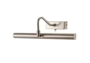 Abacus Picture Wall Lamp Switched 2 Light G9 Satin Nickel