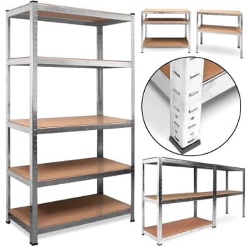 Heavy Duty Shelving Unit Storage Racking Shelf Shelves Boltless Garage Tier NEW 5 Tier - 170x75x30cm