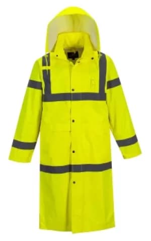 Portwest Long Length Hi Vis Coat Yellow 3XL