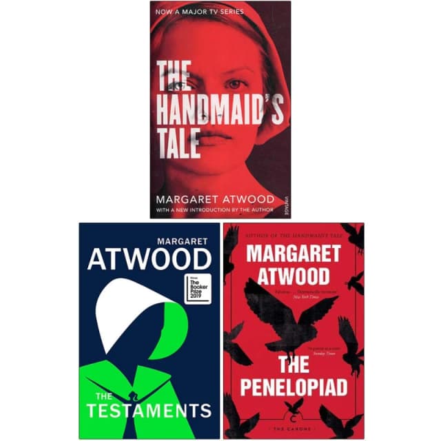 Margaret Atwood Complete 3 Book Collection The Handmaid's Tale The Testaments The Penelopiad Margaret Atwood Books