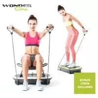 Rock N Fit Vibration Plate Trainer & Exercise Seat (Lime Green)