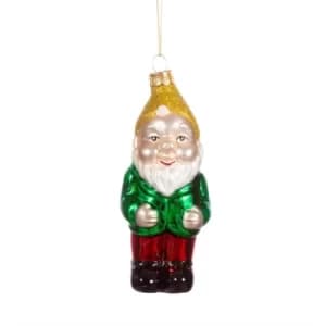 Glass Gnome Shaped Bauble