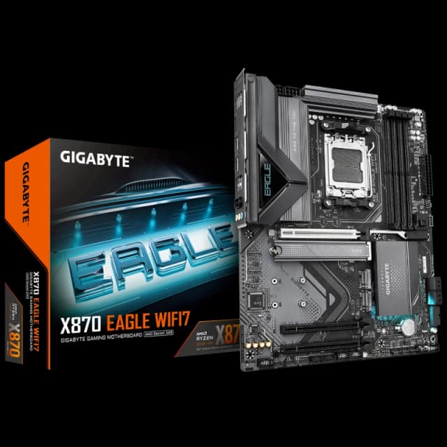 Gigabyte X870 EAGLE WIFI7 AMD Ryzen DDR5 WIFI Motherboard - Socket AM5
