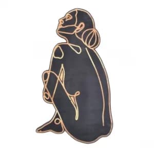 LAZ106 Multicolor Decorative Wooden Wall Accessory